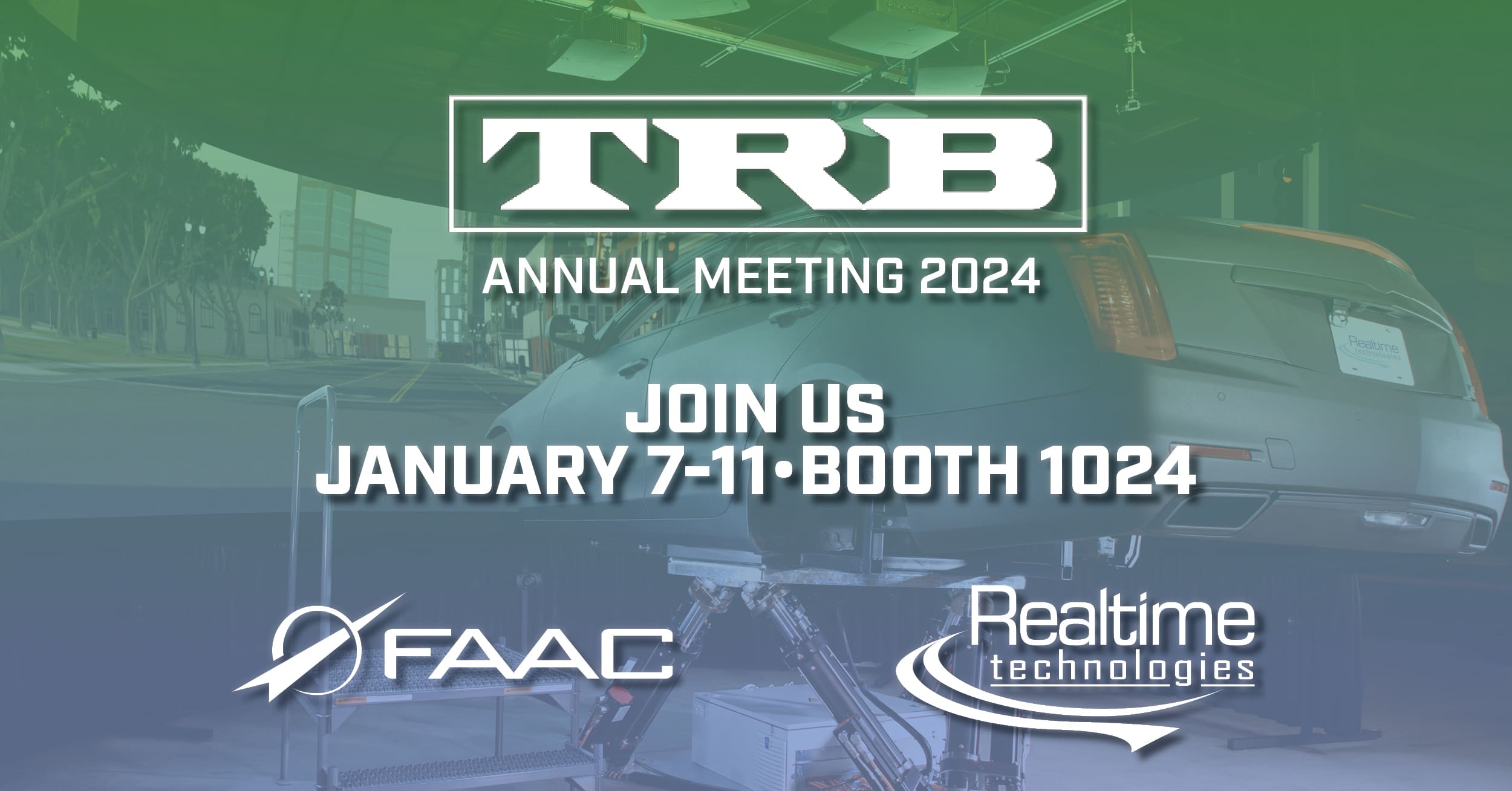 Meet Realtime Technologies at TRB Annual Meeting 2024